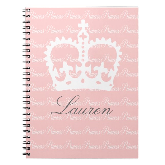 Cuaderno Princesa Rosado-n-Blanca (Frente)