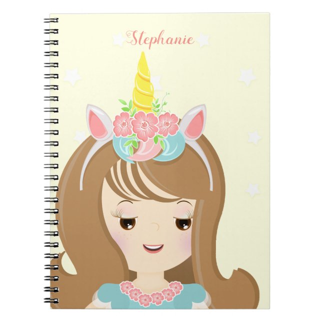 Cuaderno Princesa Unicornio (Frente)