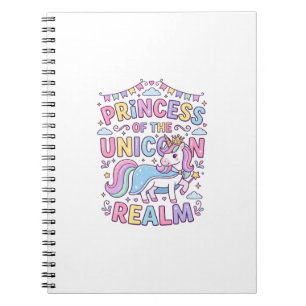 Cuaderno Princesa Unicornio del Reino Unicornio Encantador