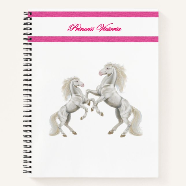 Cuaderno Princesa Victoria para bloc de notas espiral (Anverso)