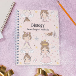 Cuaderno Princesas y corazones Pasteles suaves para niños