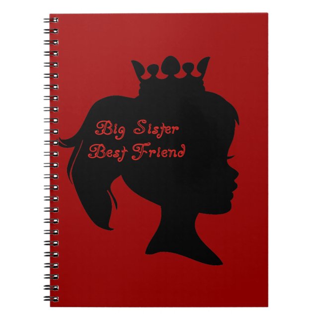 Cuaderno Princess Big Sister Mejor Amigo (Frente)