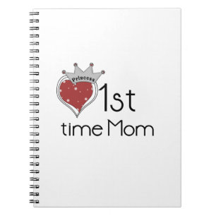 Cuaderno Princess Heart First Time Mom Gifts