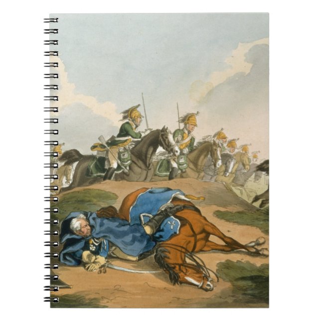 Cuaderno Príncipe Blucher debajo de su caballo en la (Frente)