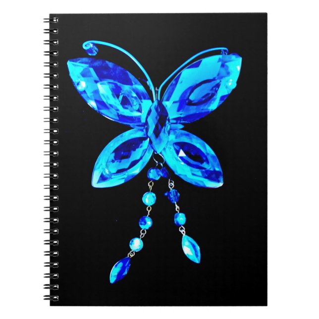 Cuaderno Prisma de mariposa azul (Frente)