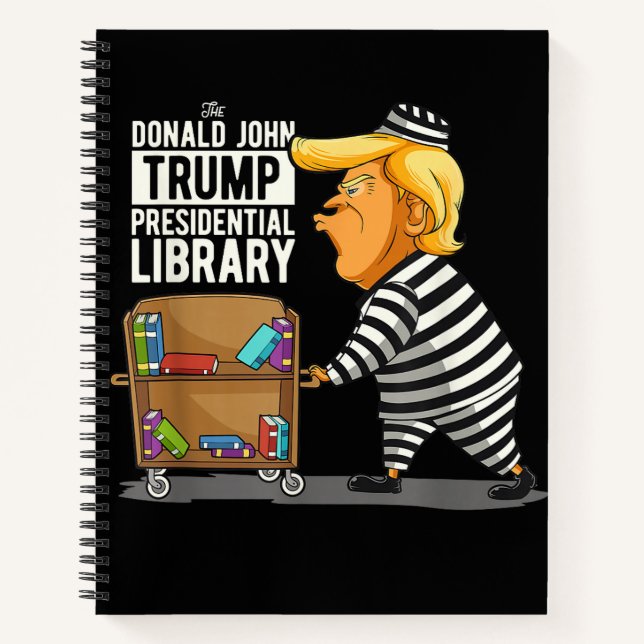 Cuaderno Prison Trump Presidential Library (Anverso)