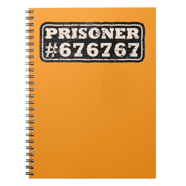 Cuaderno Prisoner 67 Meme (Frente)