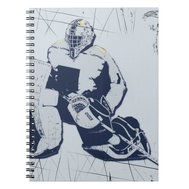 Cuaderno Pro Goalie - Juguete de Hockey sobre Hielo (Frente)