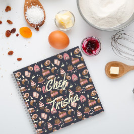 Cuaderno Pro Pastry Chef Iconic Dark Blue•Recipe