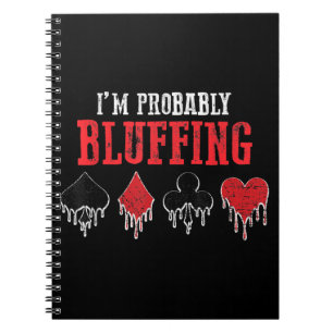 Cuaderno Probablemente Soy El Juego De Cartas De Jugar De B