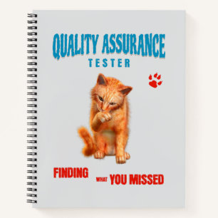 Cuaderno Probador de CA Gato Humor