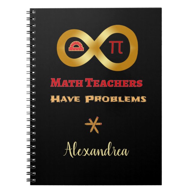 Cuaderno Problemas De Maestros De Matemáticas Infinito Pers (Frente)