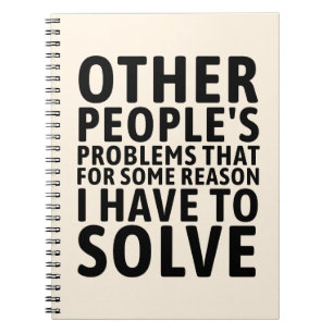 Cuaderno Problemas de otras personas