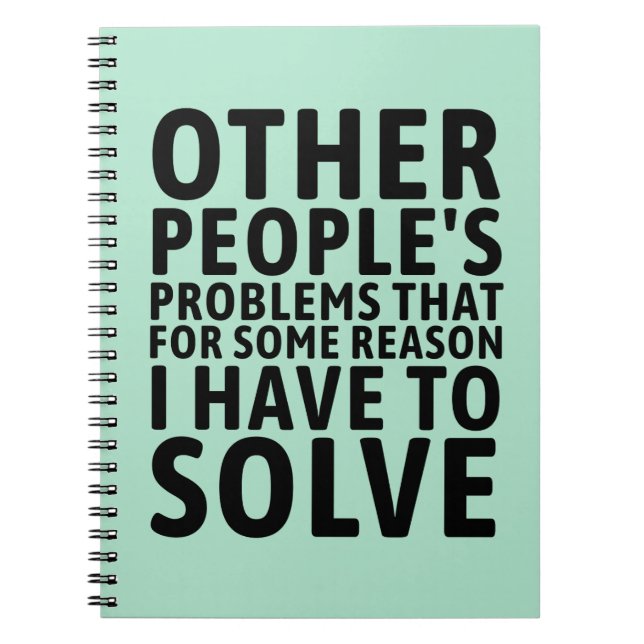Cuaderno Problemas de otras personas (Frente)