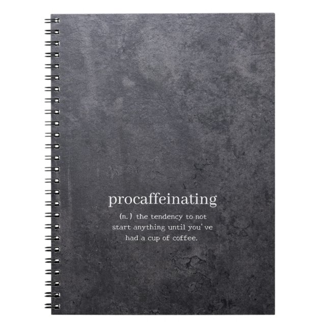Cuaderno Procafeinando (Frente)