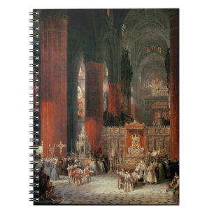 Cuaderno Procesión en la catedral de Sevilla, 1833 (aceite
