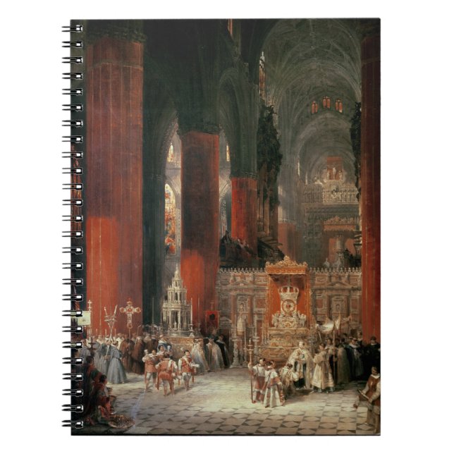 Cuaderno Procesión en la catedral de Sevilla, 1833 (aceite (Frente)