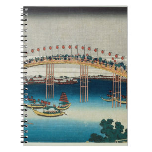 Cuaderno Procesión sobre un puente (impresión del woodblo