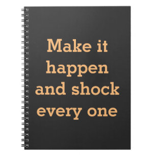 Cuaderno Proclamación motivacional