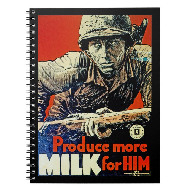 Cuaderno Producir más leche para él (Frente)