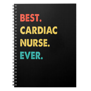 Cuaderno Profesión de Enfermera Cardíaca Retro Mejor Enferm