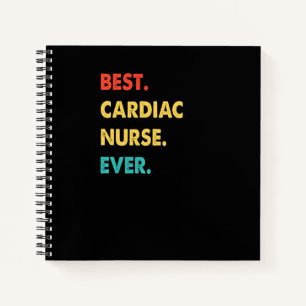Cuaderno Profesión de Enfermera Cardíaca Retro Mejor Enferm