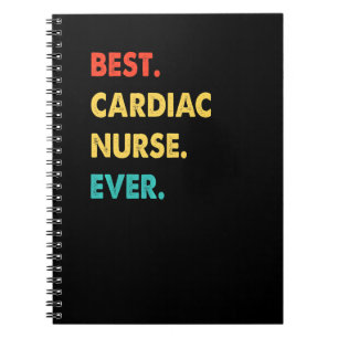 Cuaderno Profesión de Enfermera Cardíaca Retro Mejor Enferm