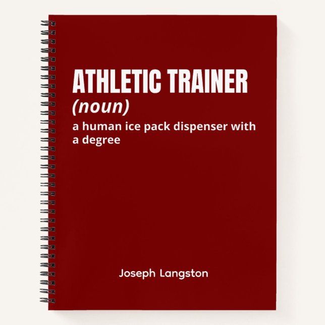 Cuaderno Profesional de fitness - Formador deportivo divert (Anverso)