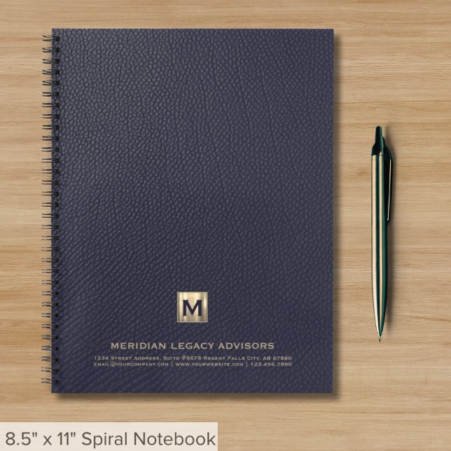 Cuaderno Profesional de lujo azul y oro (Subido por el creador)