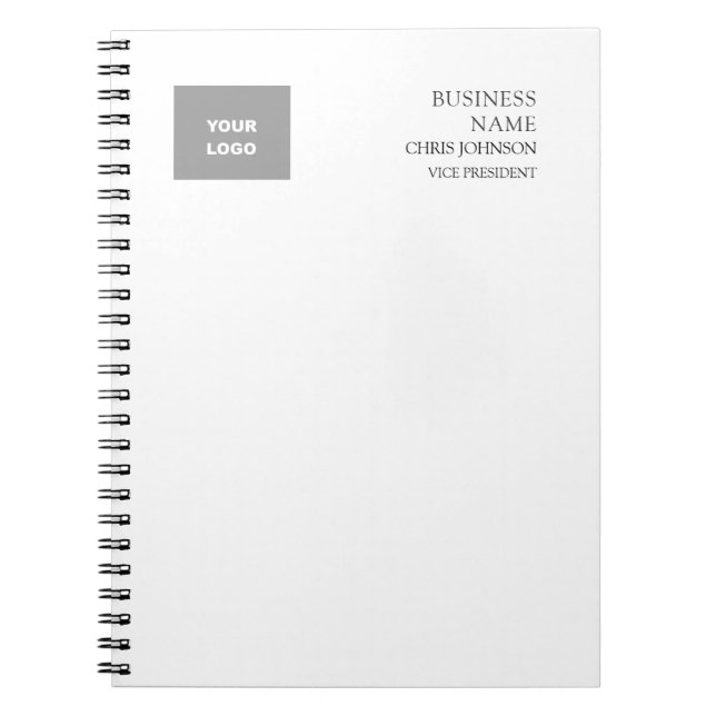 Cuaderno Profesional Moderno Plano Simple (Frente)