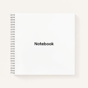 Cuaderno Profesional Personalizado Moderno Minimalista 