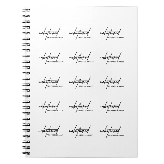 Cuaderno Profesionalmente Impasible” (Frente)