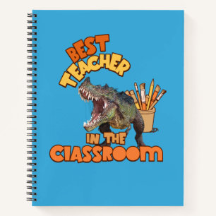 Cuaderno Profesor de Arte de Dinosaurio Divertido Aula Crea
