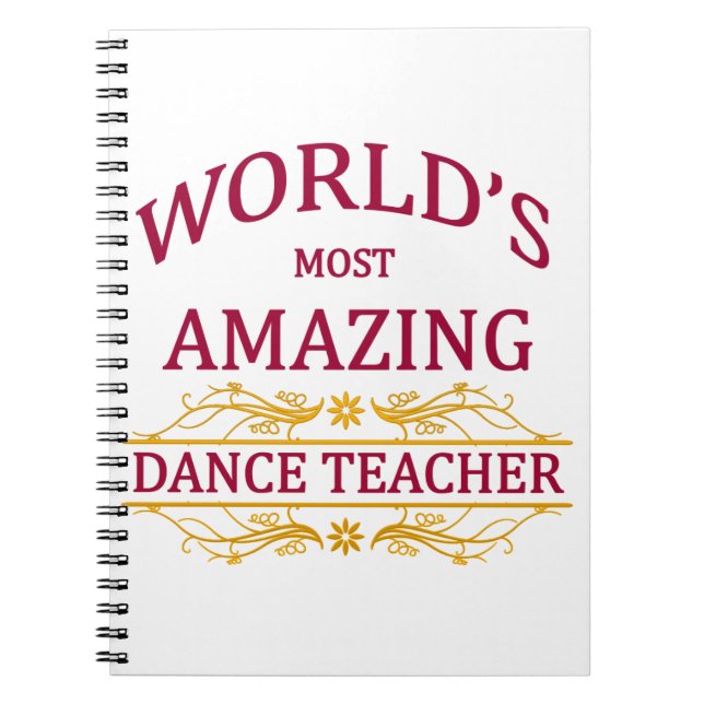 Cuaderno Profesor de baile (Frente)
