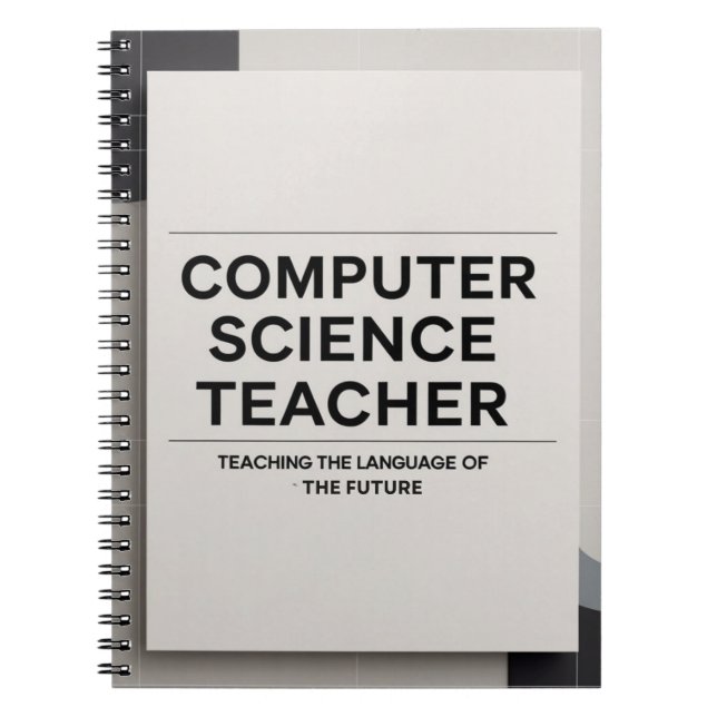 Cuaderno Profesor de Ciencias de la Computación (Frente)