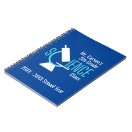 Cuaderno Profesor de Ciencias | Portátil personalizado de m