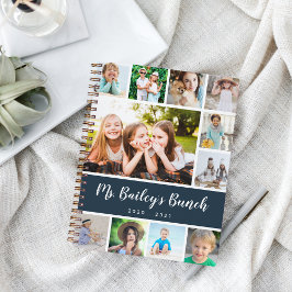 Cuaderno Profesor de Collage de fotos de clase personalizad