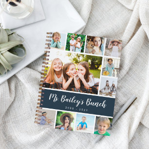Cuaderno Profesor de Collage de fotos de clase personalizad