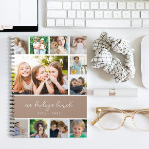 Cuaderno Profesor de Collage de fotos de clase personalizad