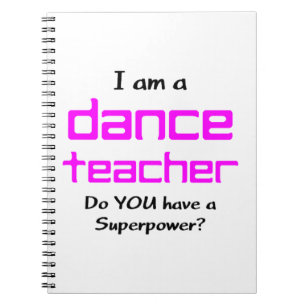 Cuaderno profesor de danza