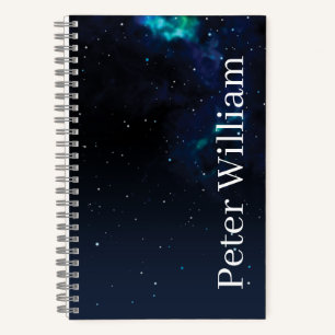 Cuaderno Profesor de física personal, astronautas planetas 