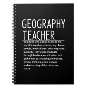 Cuaderno profesor de geografía