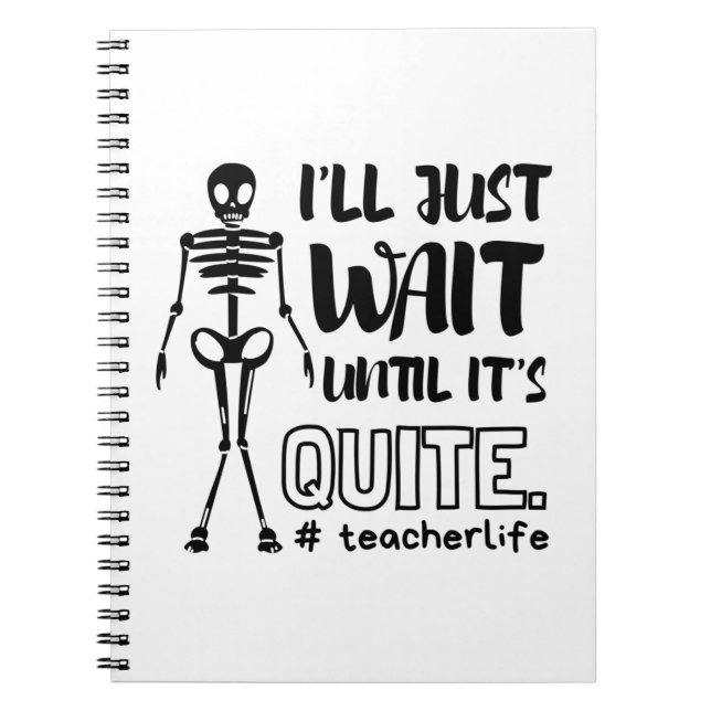 Cuaderno Profesor de Halloween Fall (Frente)