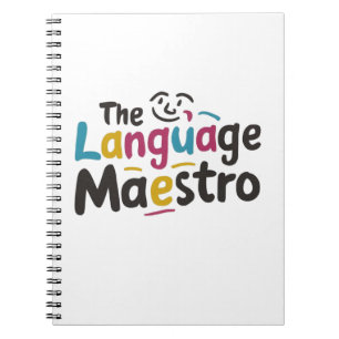 Cuaderno Profesor de idiomas presenta ideas
