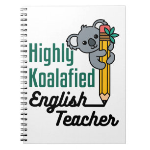 Cuaderno Profesor de inglés muy Koalified