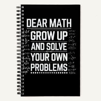 Cuaderno Profesor de Matemáticas Querida Matemáticas Crece