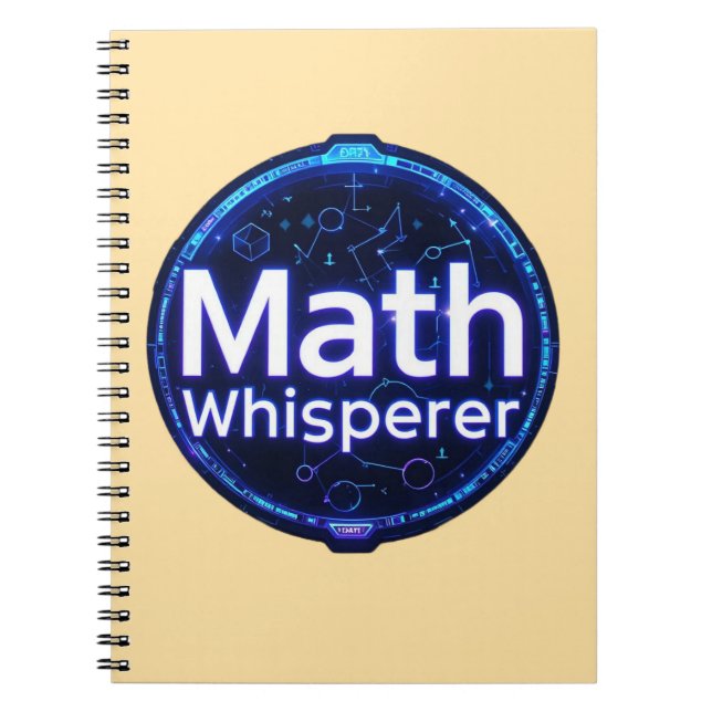 Cuaderno Profesor de Matemáticas Susurrador de Matemáticas (Frente)