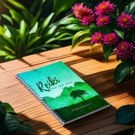 Cuaderno Profesor de Mediación de Yoga Maestro de Reiki Nat