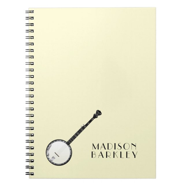 Cuaderno Profesor de Música Banjo (Frente)