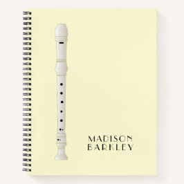 Cuaderno Profesor de música de flauta dulce